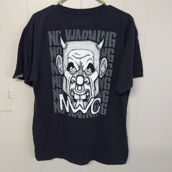 No Warning NWC Punk Band Bridge Nine Records Double Sided Graphic T Shirt L NWOT - Picture 10 of 10